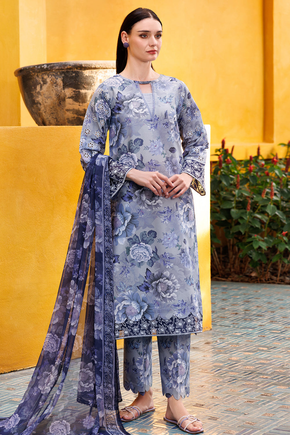 Farasha | Printed Essentials | Serene Haze -  Farasha Ladies Clothes - Original Designer Dress - House of Maryam