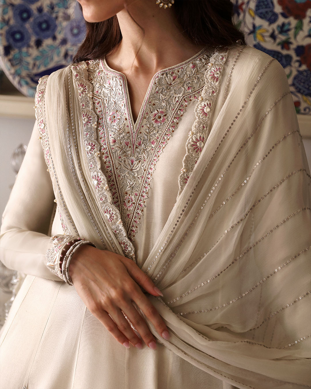 Faiza Saqlain | Mehermah Luxe Formals | Sabina -  Faiza Saqlain Formal - Original Designer Dress - House of Maryam