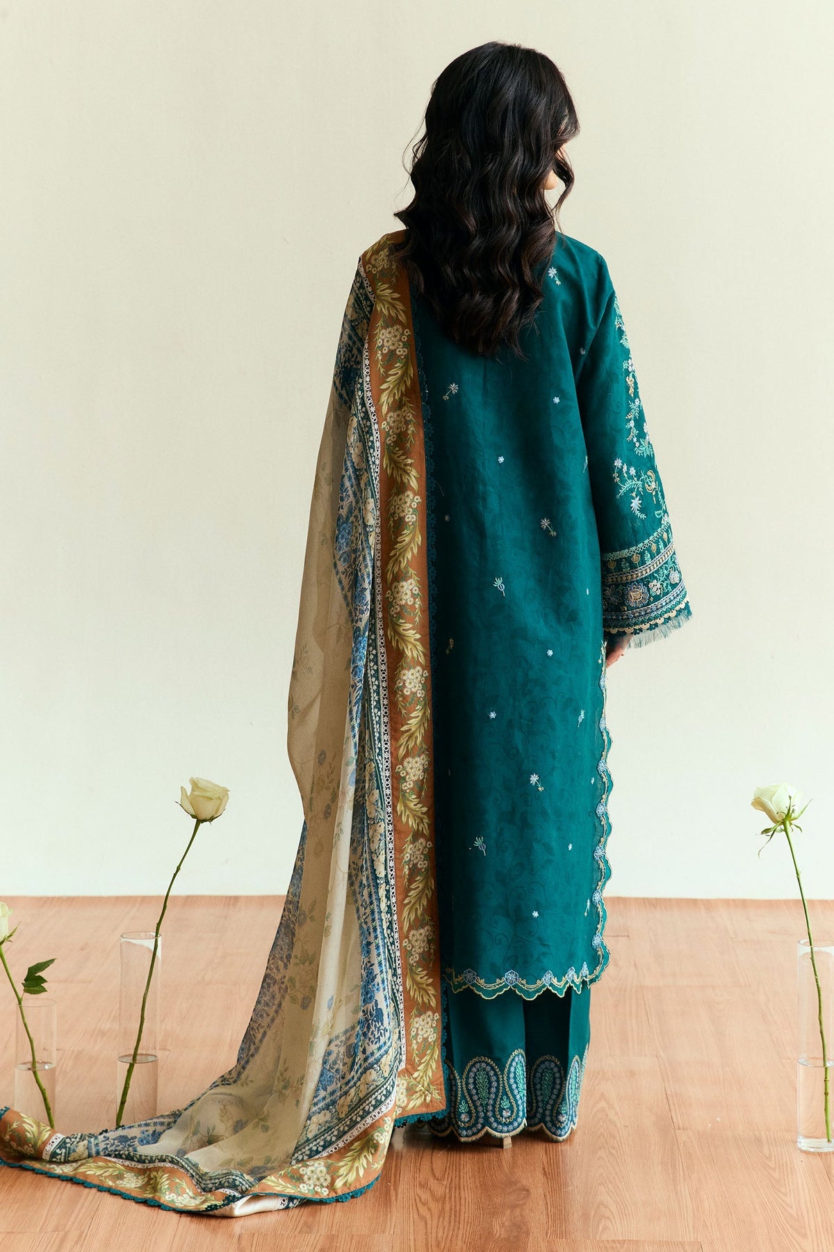 Zara Shahjahan | Coco Eid Edit | Marigold-D4 -  Zara Sahjahan Ladies Clothes - Original Designer Dress - House of Maryam