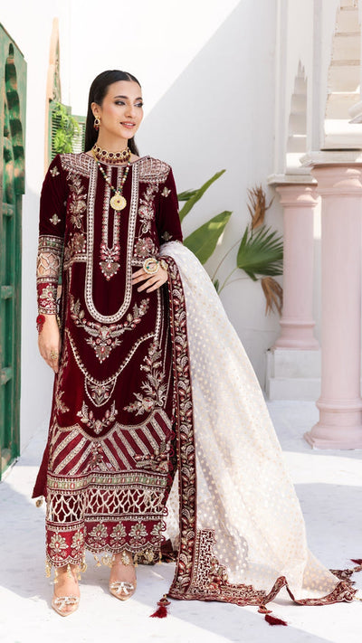 Zebtan | Andaz e Makhmal | ZAM-02 -  Zebtan Ladies Clothes - Original Designer Dress - House of Maryam
