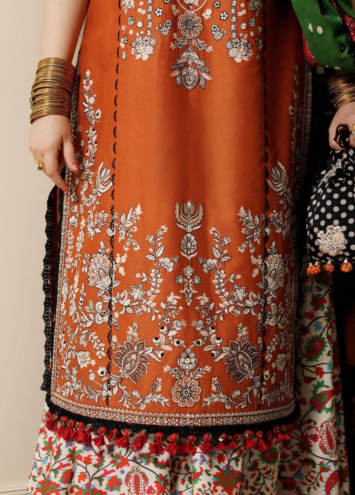 Hussain Rehar | Embroidered Lawn | STAR DUST -  Hussain Rehar Ladies Clothes - Original Designer Dress - House of Maryam