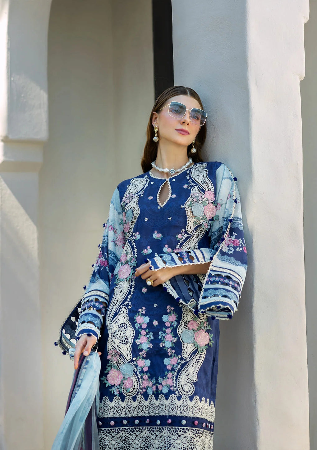 Elaf Premium | Signature 25 | ETS-06A LONDON BLUES -  Elaf Premium Ladies Clothes - Original Designer Dress - House of Maryam