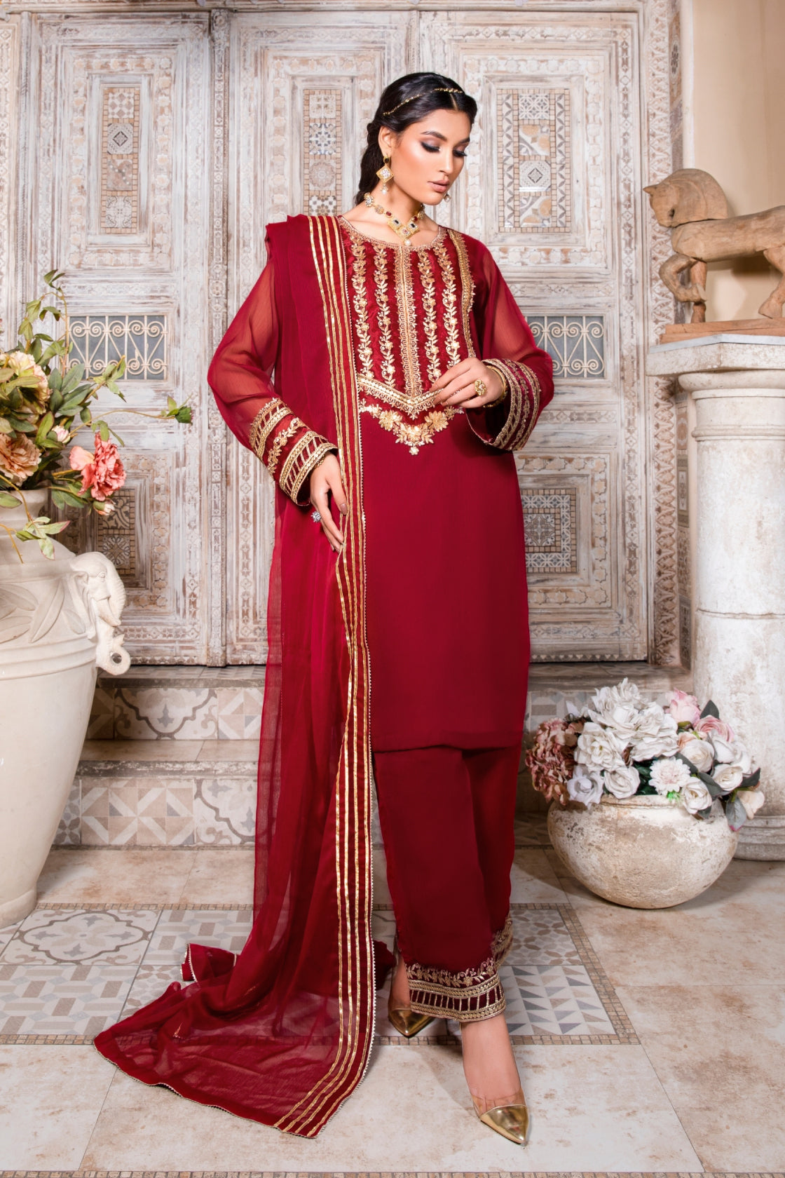 Hania & Umaimaz | Festive Collection | Roshan -  Hania & Umaima  - Original Designer Dress - House of Maryam