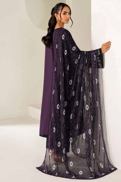 Farasha | Summer Weaves Embroidered Lawn | Twilight Tulip