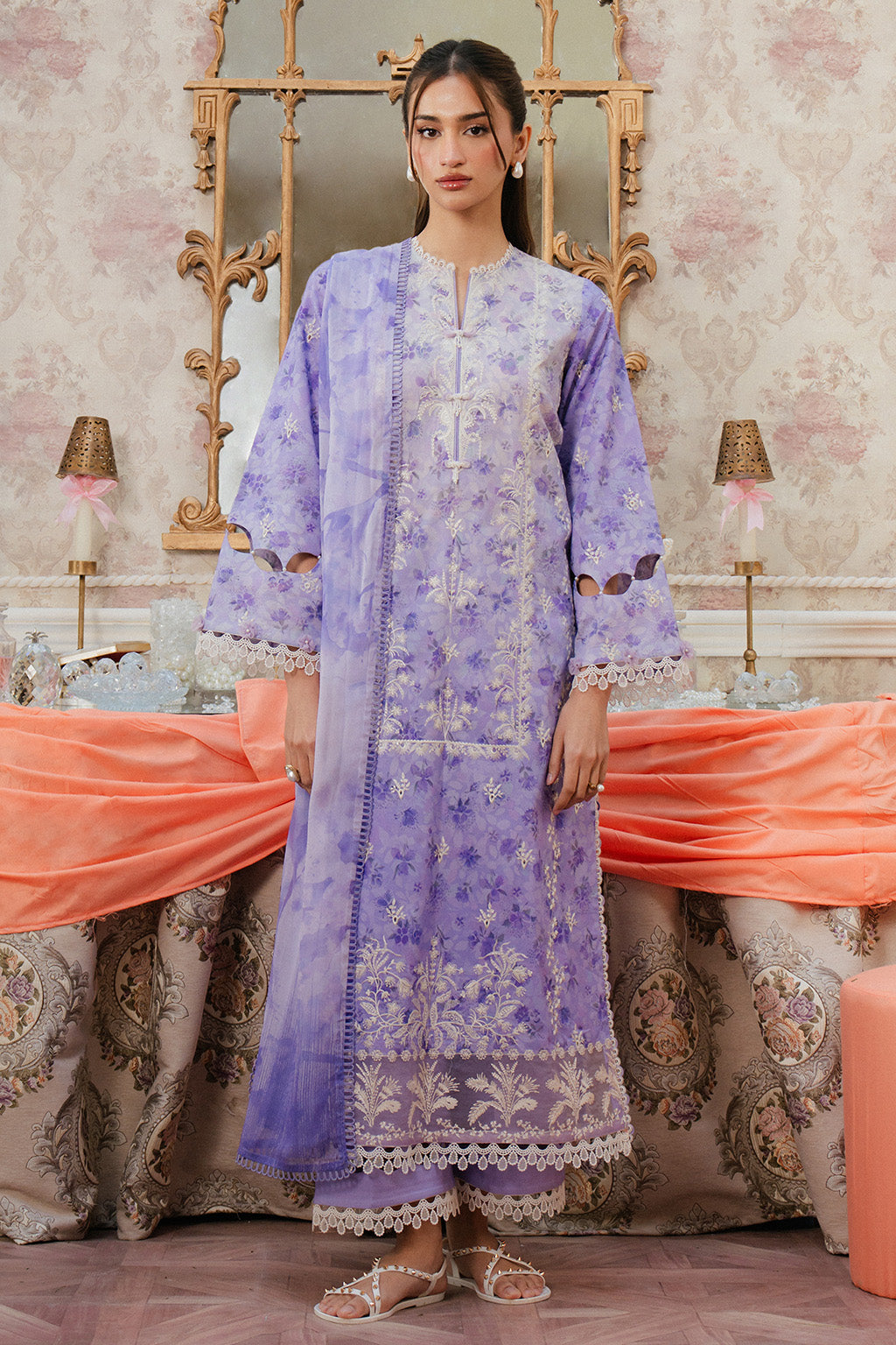 Ayzel | Armelia Printed Lawn 25 | Delilah -  Ayzel Ladies Clothes - Original Designer Dress - House of Maryam