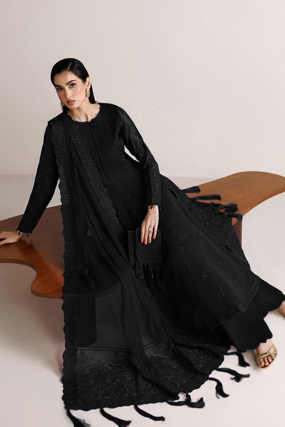 Farasha | Chiffon Essentials 26 | Black Dahlia, image 4