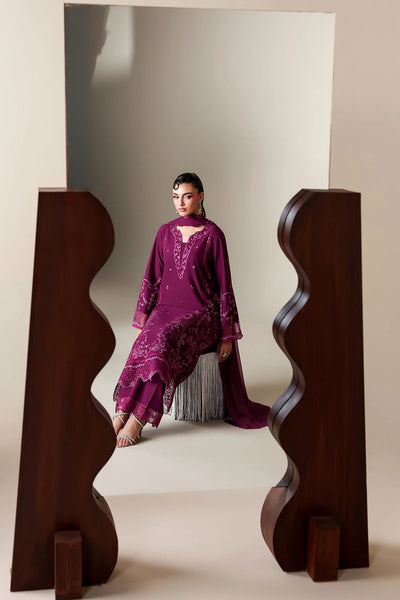 Azure | Luxury Lawn 26 | Grovy Garnet