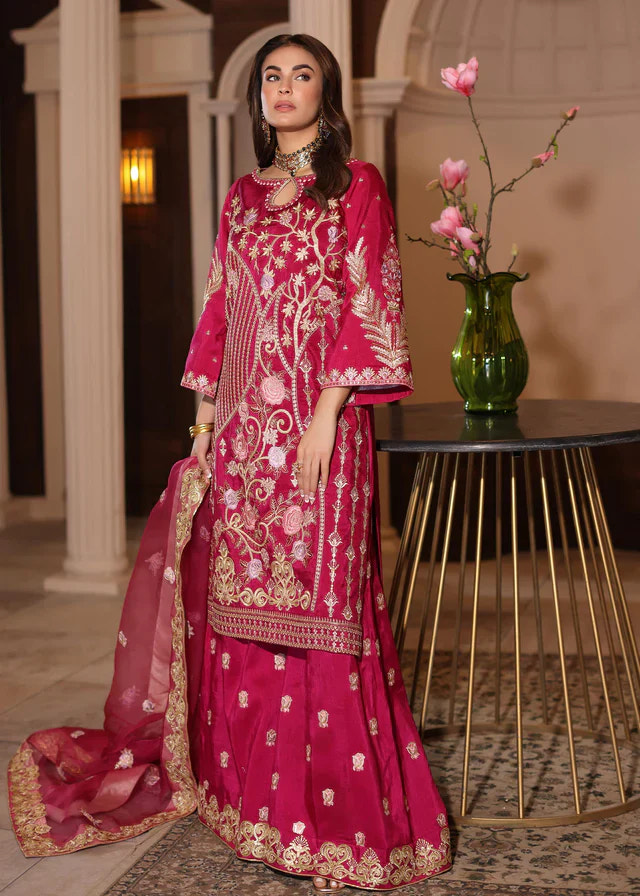 Waqas Shah | Meh-E-Nur | FREESIA -  Waqas Shah Bridal - Original Designer Dress - House of Maryam