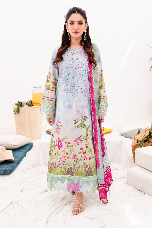 Nureh | Gardenia Lawn 24 | NSG-141 by Designer Nureh - House of Maryam - Pakistani Designer Ethnic Wear in {{ shop.shopifyCountryName }}