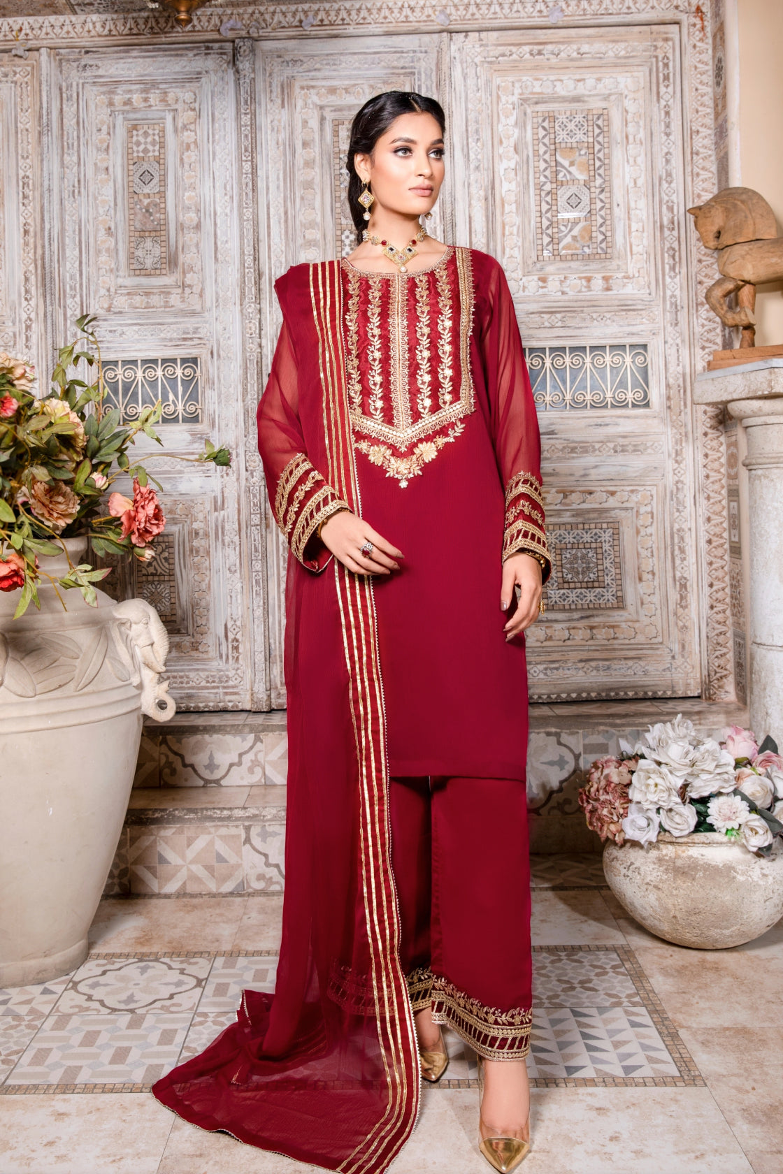 Hania & Umaimaz | Festive Collection | Roshan -  Hania & Umaima  - Original Designer Dress - House of Maryam