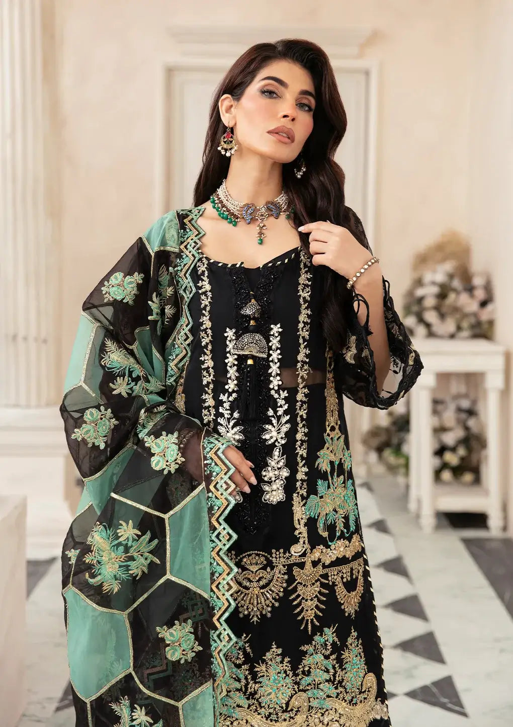 Elaf Premium | Celebrations 23 | ECH-08 ZARTAAJ by Designer Elaf Premium - House of Maryam - Pakistani Designer Ethnic Wear in {{ shop.shopifyCountryName }}