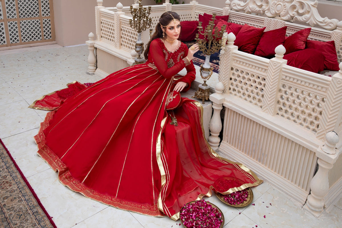 Hania & Umaimaz | Festive Collection | Surkhab -  Hania & Umaima  - Original Designer Dress - House of Maryam