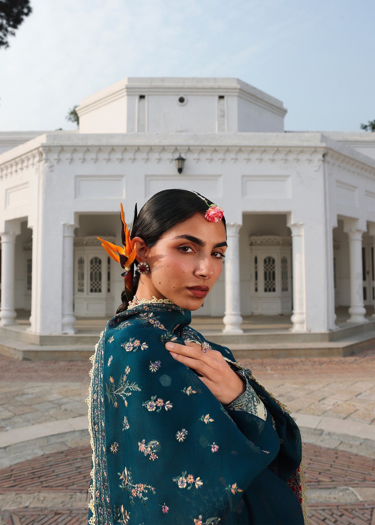 Hussain Rehar | Kalabagh Luxury Lawn 26 | Azraq, image 4