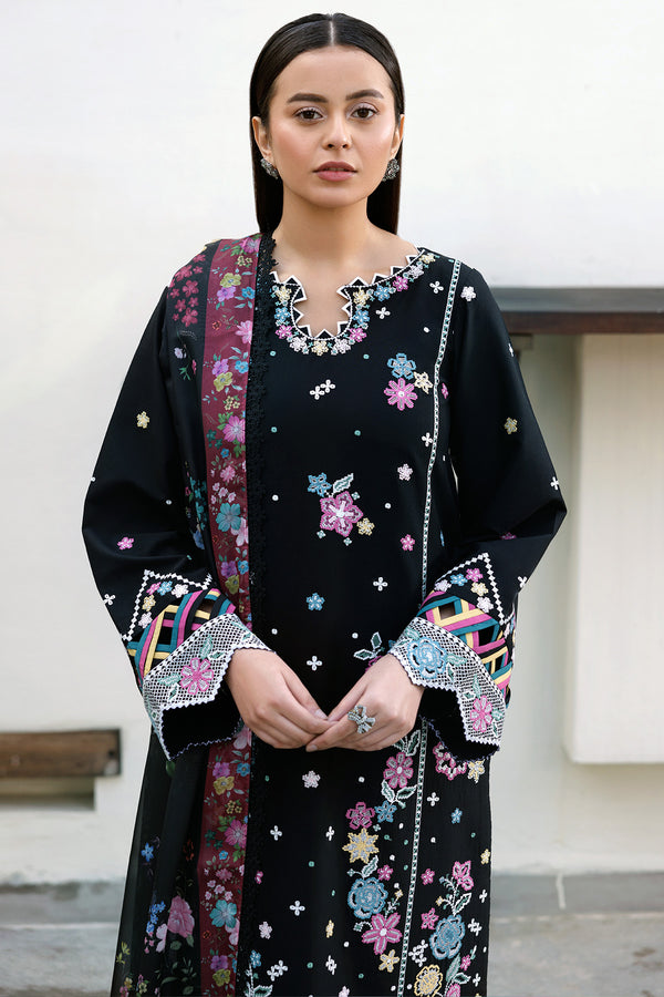 Farasha | Summer Weaves Embroidered Lawn | Ember Shadow -  Farasha Ladies Clothes - Original Designer Dress - House of Maryam