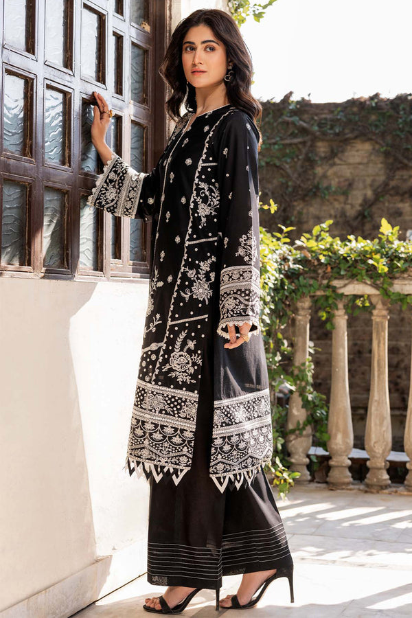 Farasha | Summer Weaves Embroidered Lawn | Midnight Glow