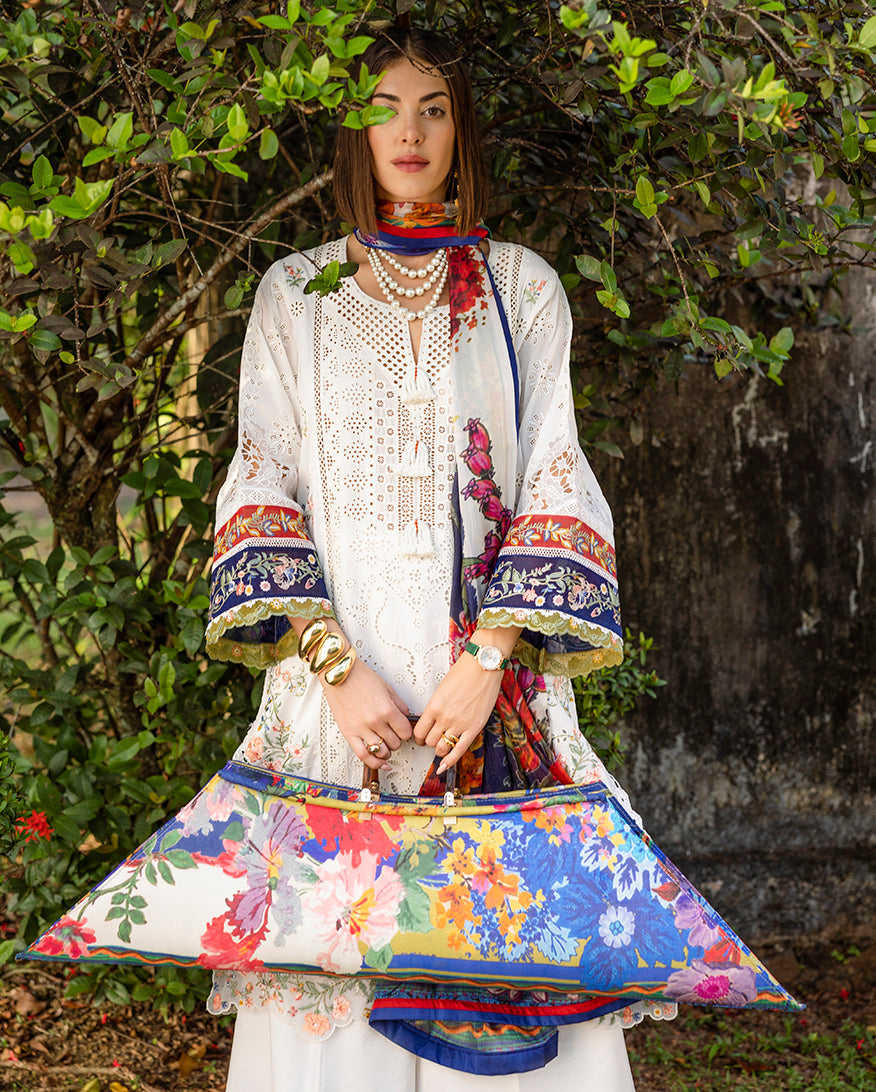 Esmel | Mon Tresor Luxe Lawn 26 | Clair De Lune, image 5
