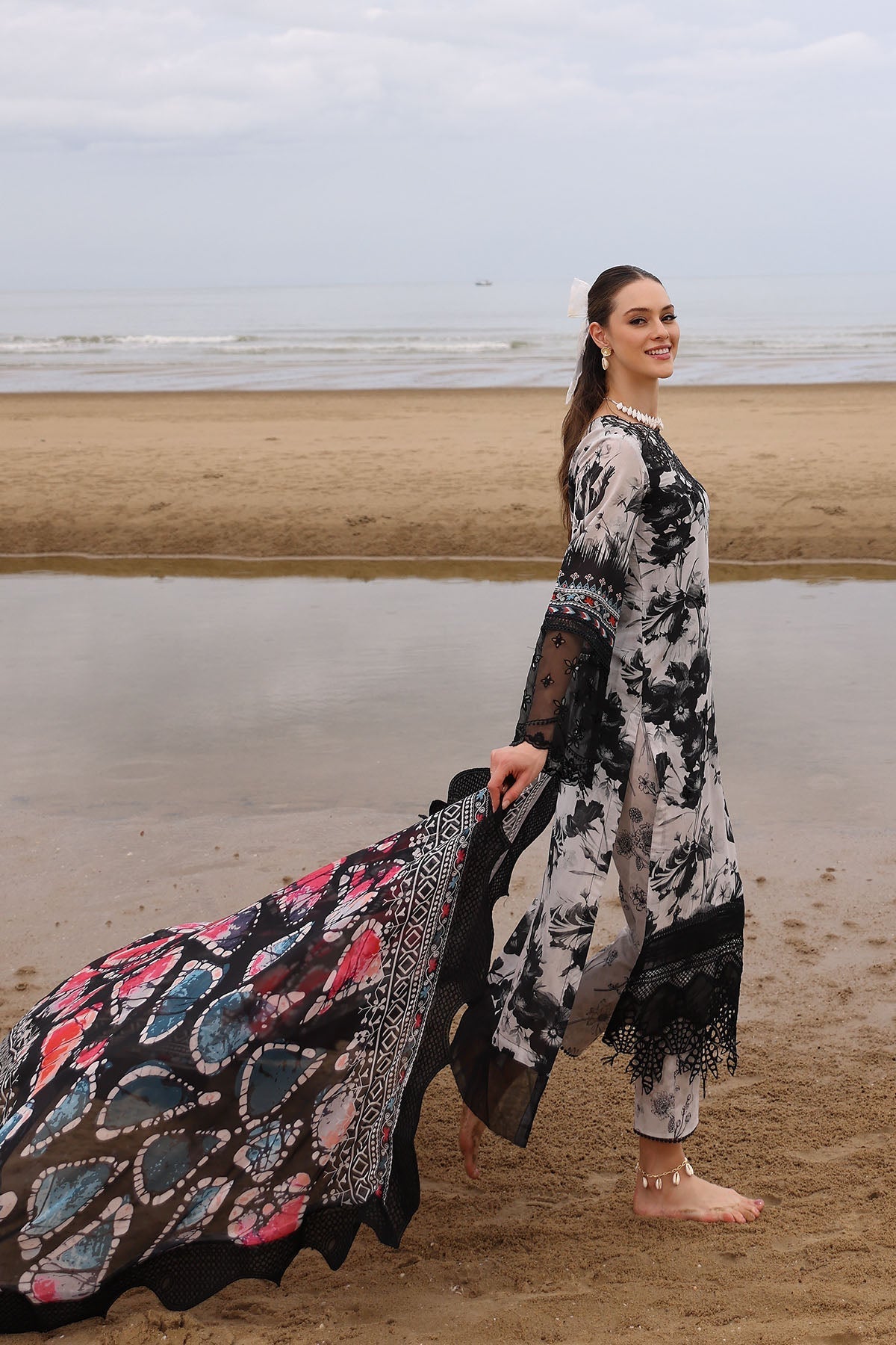 Nureh | Gardenia Embroidered Lawn 25 | NSG-175 -  Nureh Ladies Clothes -  House of Maryam