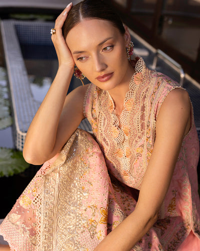 Faiza Saqlain | Zinnia Lawn 25 | Peony -  Faiza Saqlain Ladies Clothes - Original Designer Dress - House of Maryam