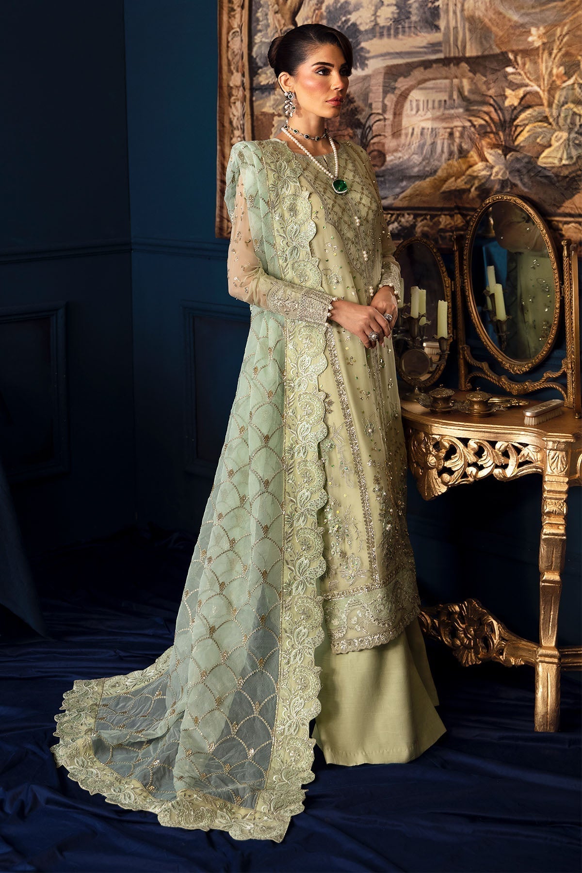 Nureh | Elanora Formal 24 | NEL-50-Meadow -  Nureh Formal - Original Designer Dress - House of Maryam