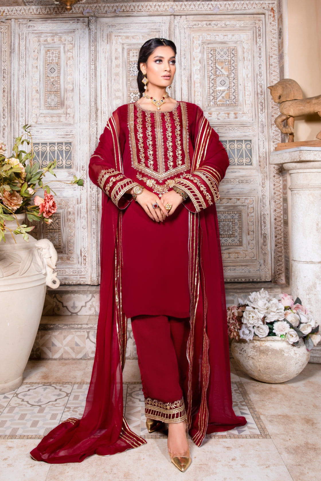 Hania & Umaimaz | Festive Collection | Roshan -  Hania & Umaima  - Original Designer Dress - House of Maryam