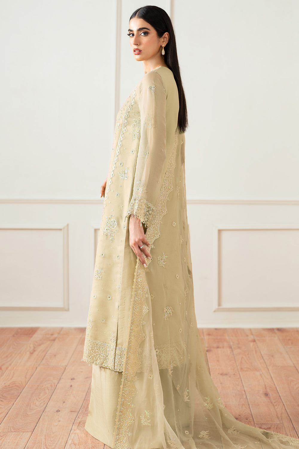 Farasha | Essence Formals 25 | Beige Dusk -  Farasha Ladies Clothes - Original Designer Dress - House of Maryam