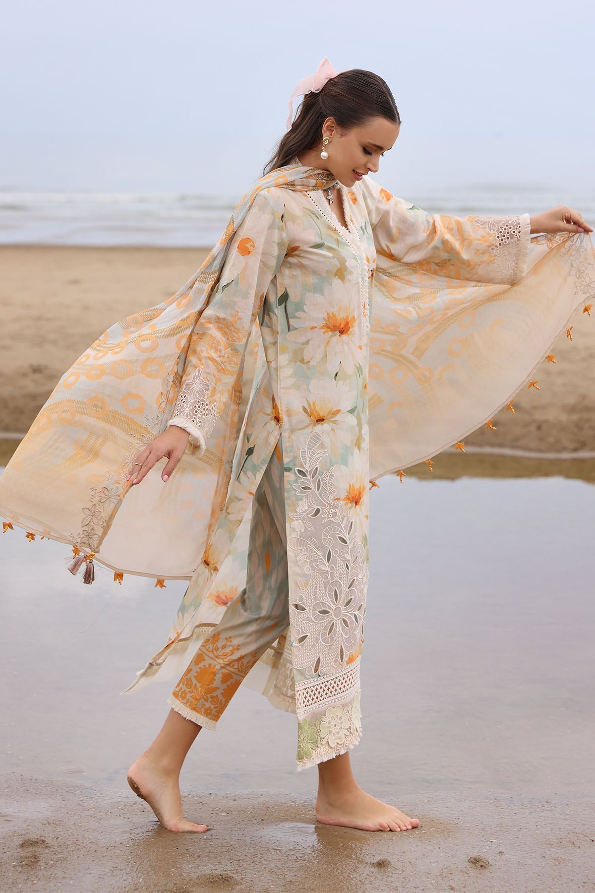 Nureh | Gardenia Embroidered Lawn 25 | NSG-169 -  Nureh Ladies Clothes -  House of Maryam