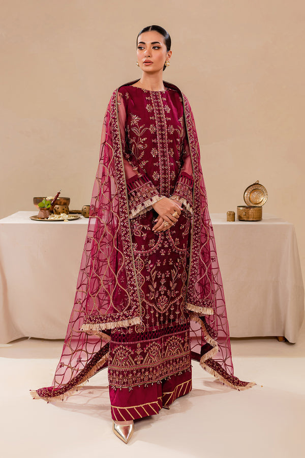 Farasha | Lumiere Formals |ROUGE PINK by Designer Farasha - House of Maryam - Pakistani Designer Ethnic Wear in {{ shop.shopifyCountryName }}