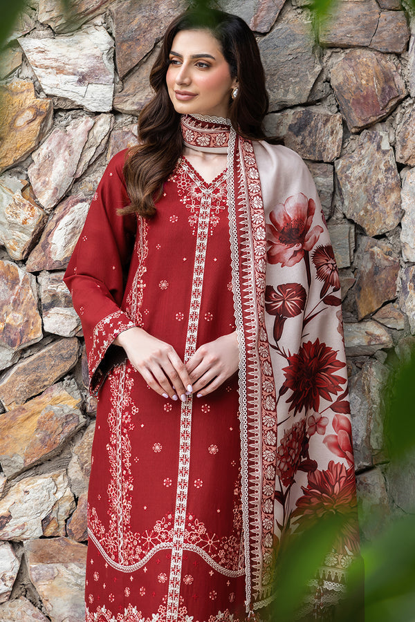 Farasha | Eminence Khaddar 25 | Claret-5
