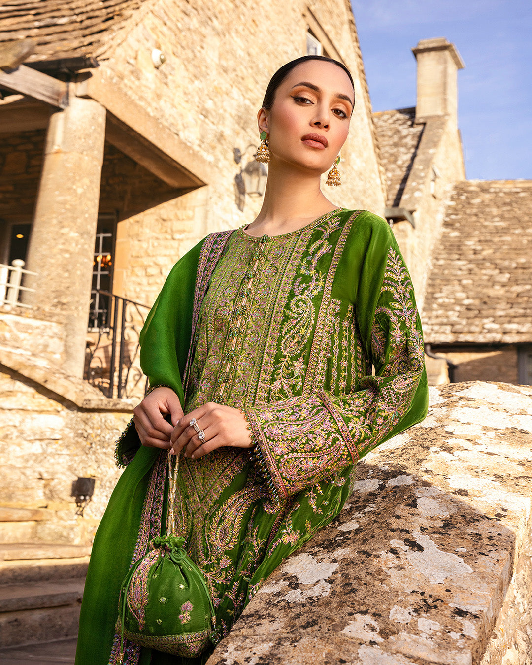 Faiza Saqlain | Adeen Formals | Tegan -  Faiza Saqlain Ladies Clothes - Original Designer Dress - House of Maryam