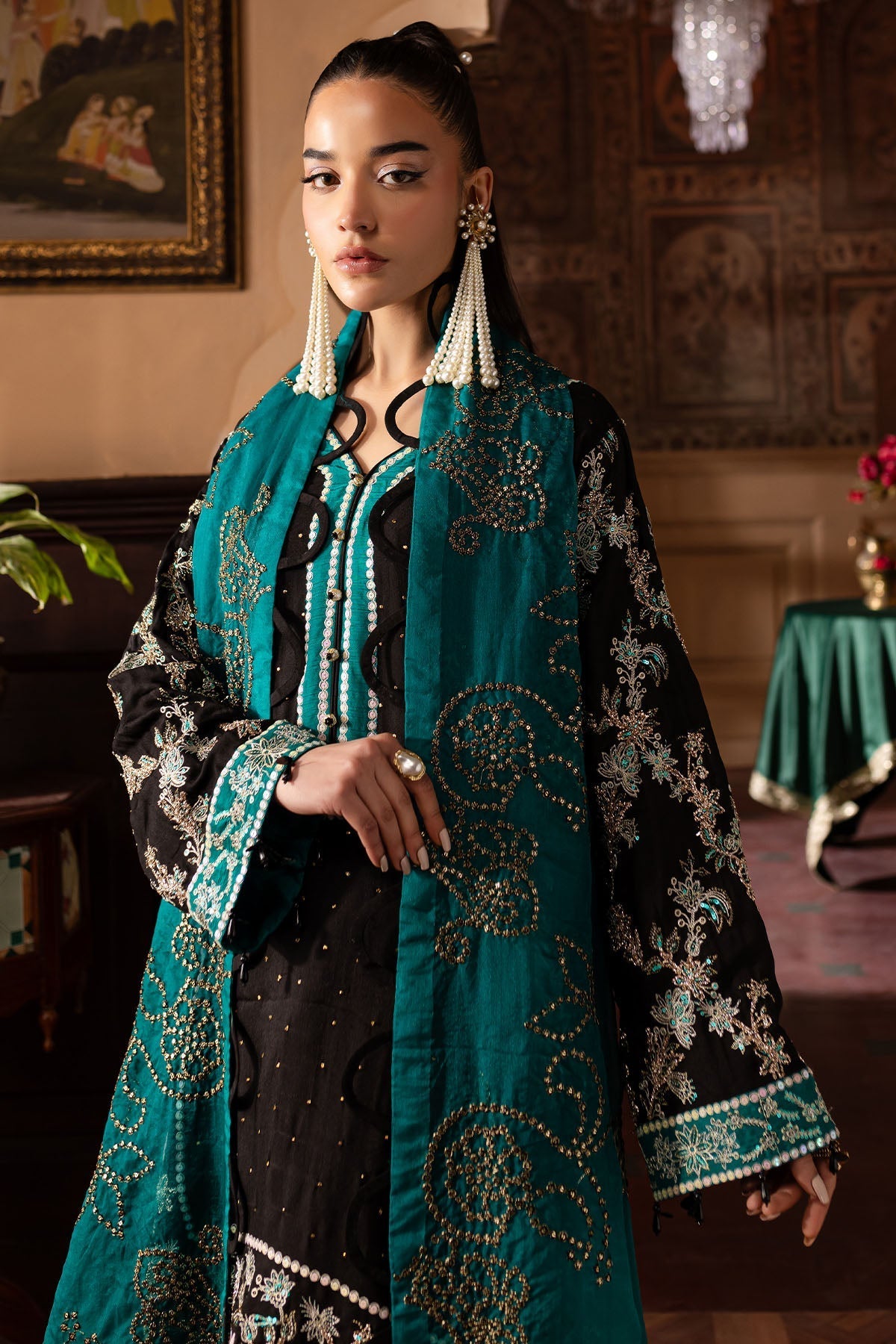 Nureh | Nur Mahal Formals |  NE-140 -  Nureh Ladies Clothes - Original Designer Dress - House of Maryam