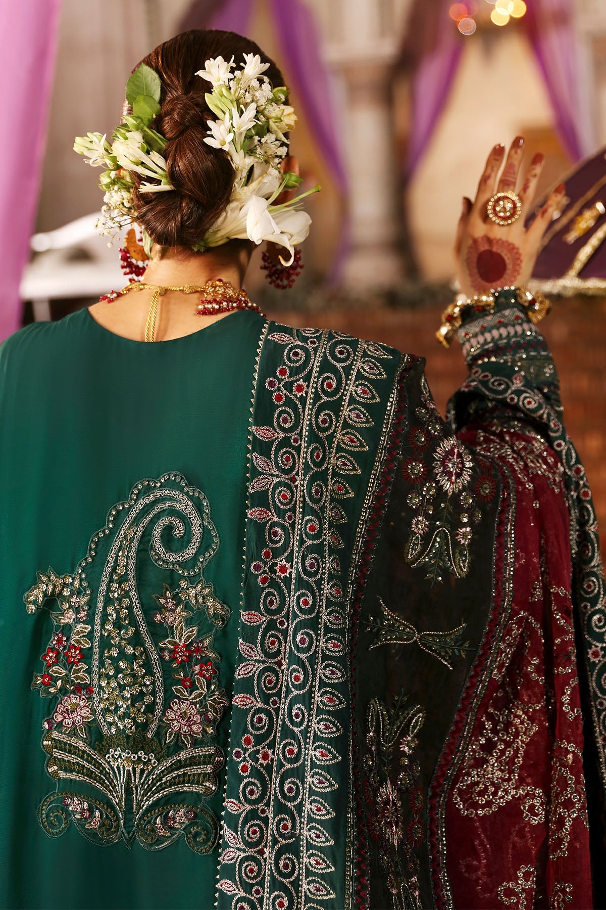 Nureh | Jhoomro 25' | NL-68 SHADMANI -  Nureh jhoomro 25 - Original Designer Dress - House of Maryam