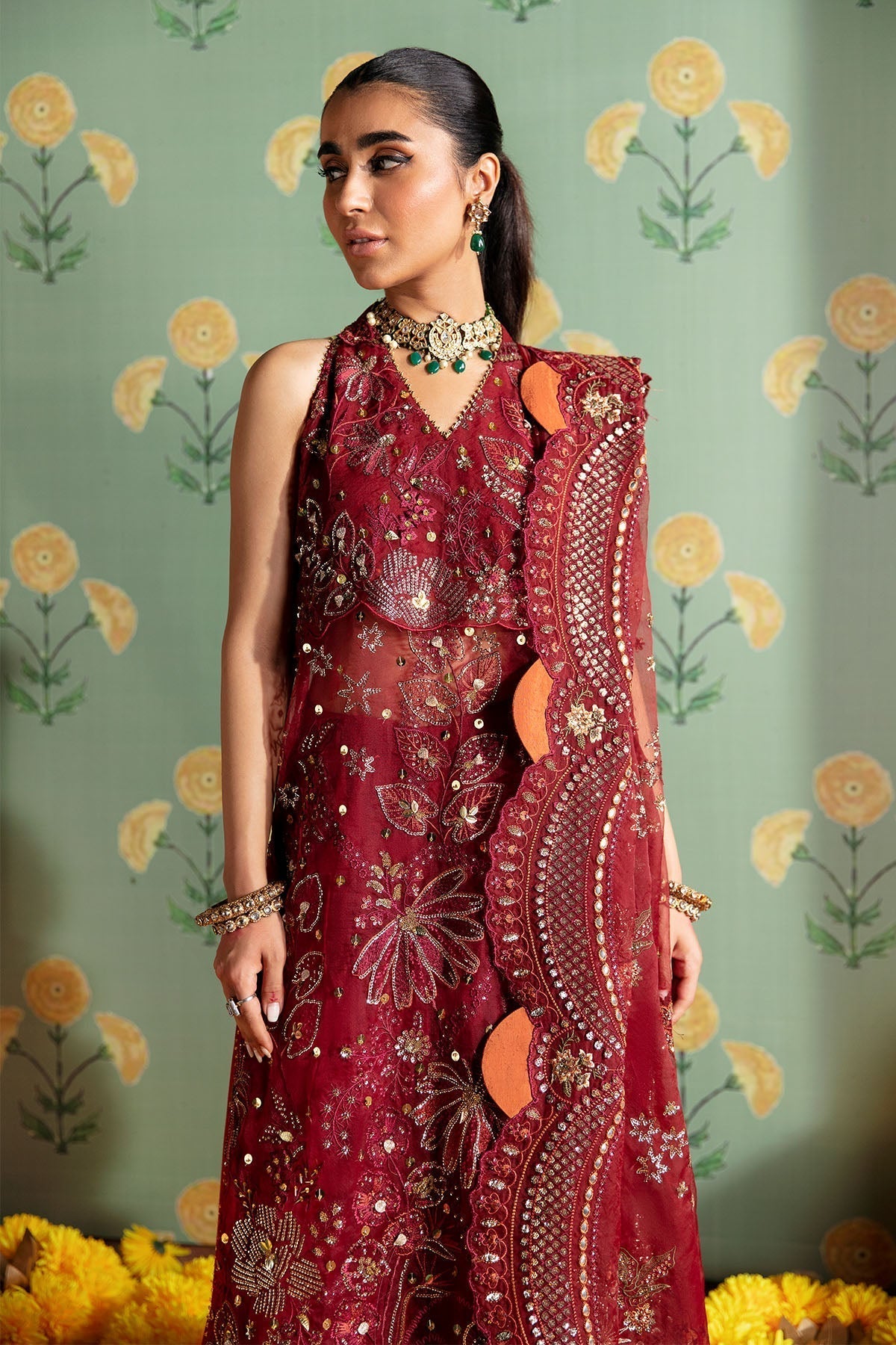Nureh | Jhoomro Wedding Formals | NL-53 - MAHRO -  Nureh Bridal - Original Designer Dress - House of Maryam