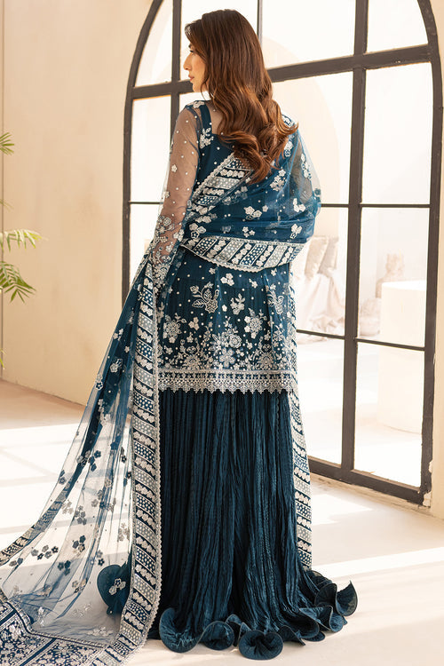 Farasha | Lu Zella Premium Formals 25 | Teal Drizzle-2