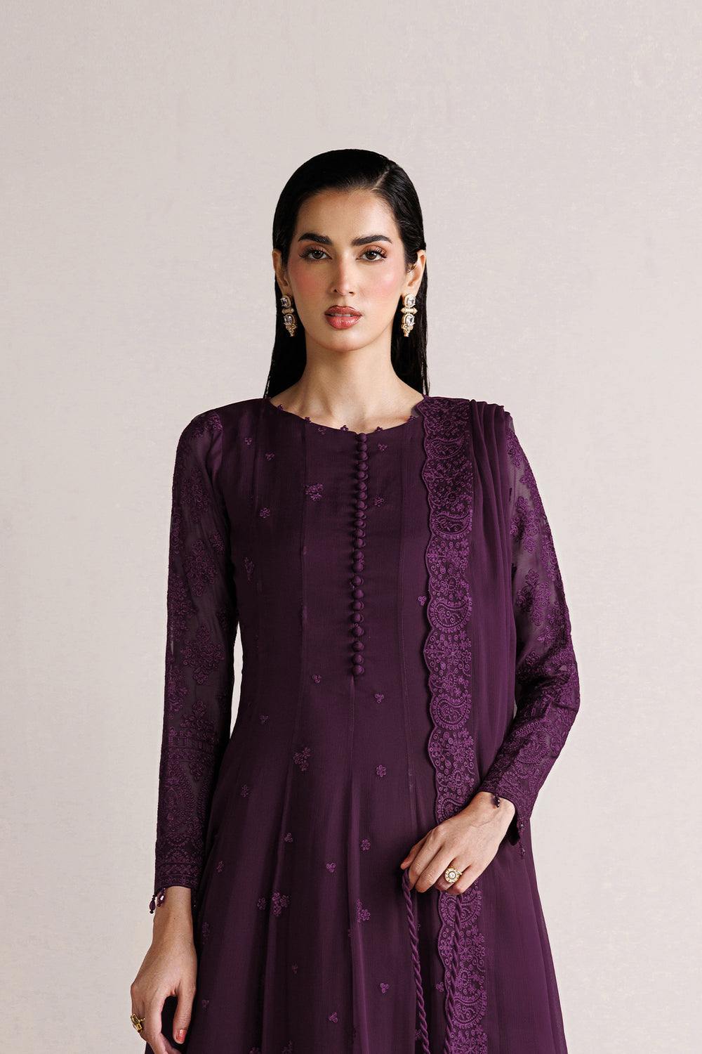 Farasha | Chiffon Essentials 26 | Violet Grace, image 4
