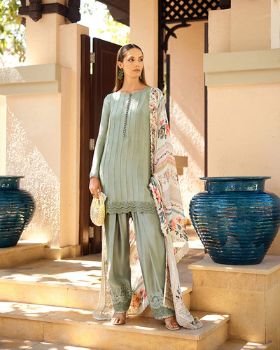 Faiza Saqlain | Carmela Luxury Pret | Arnett -  House of Maryam  - Original Designer Dress - House of Maryam