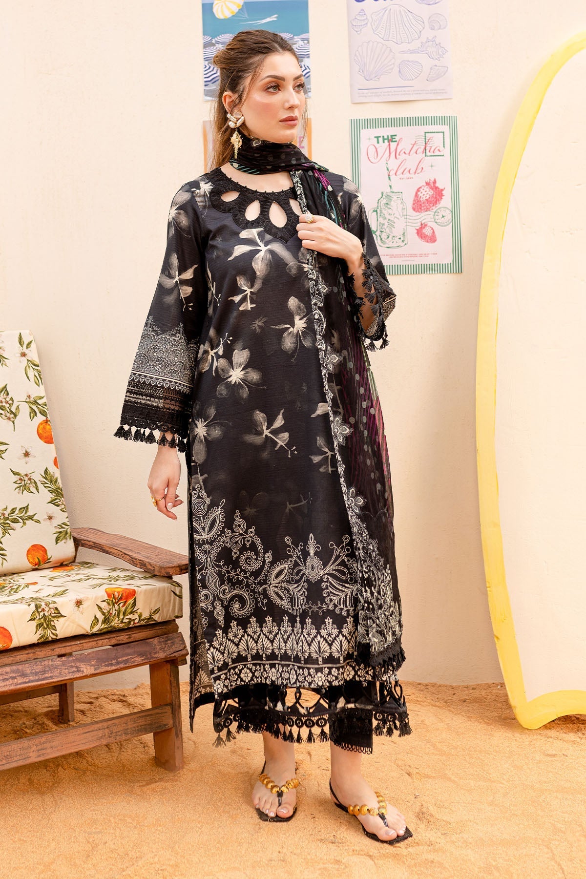 Nureh | Gardenia Lawn 25 |NSG-185 -  Nureh Ladies Clothes - Original Designer Dress - House of Maryam