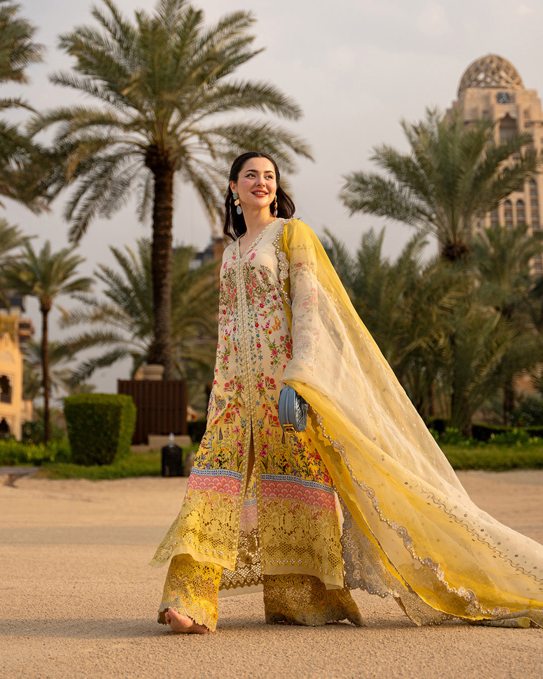 Faiza Saqlain | Aya Luxury Lawn 26' | Arta-5