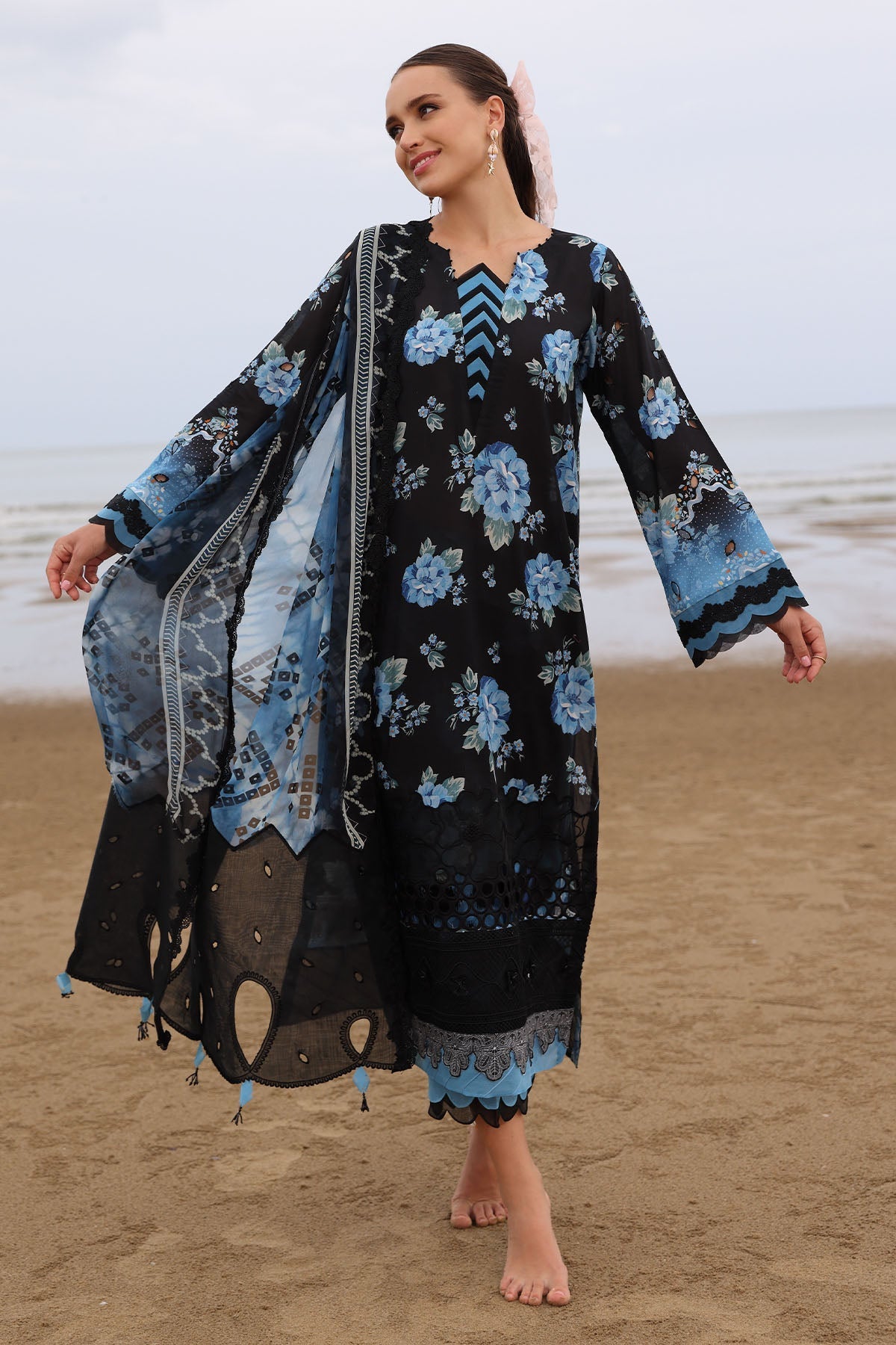 Nureh | Gardenia Embroidered Lawn 25 | NSG-171 -  Nureh Ladies Clothes -  House of Maryam
