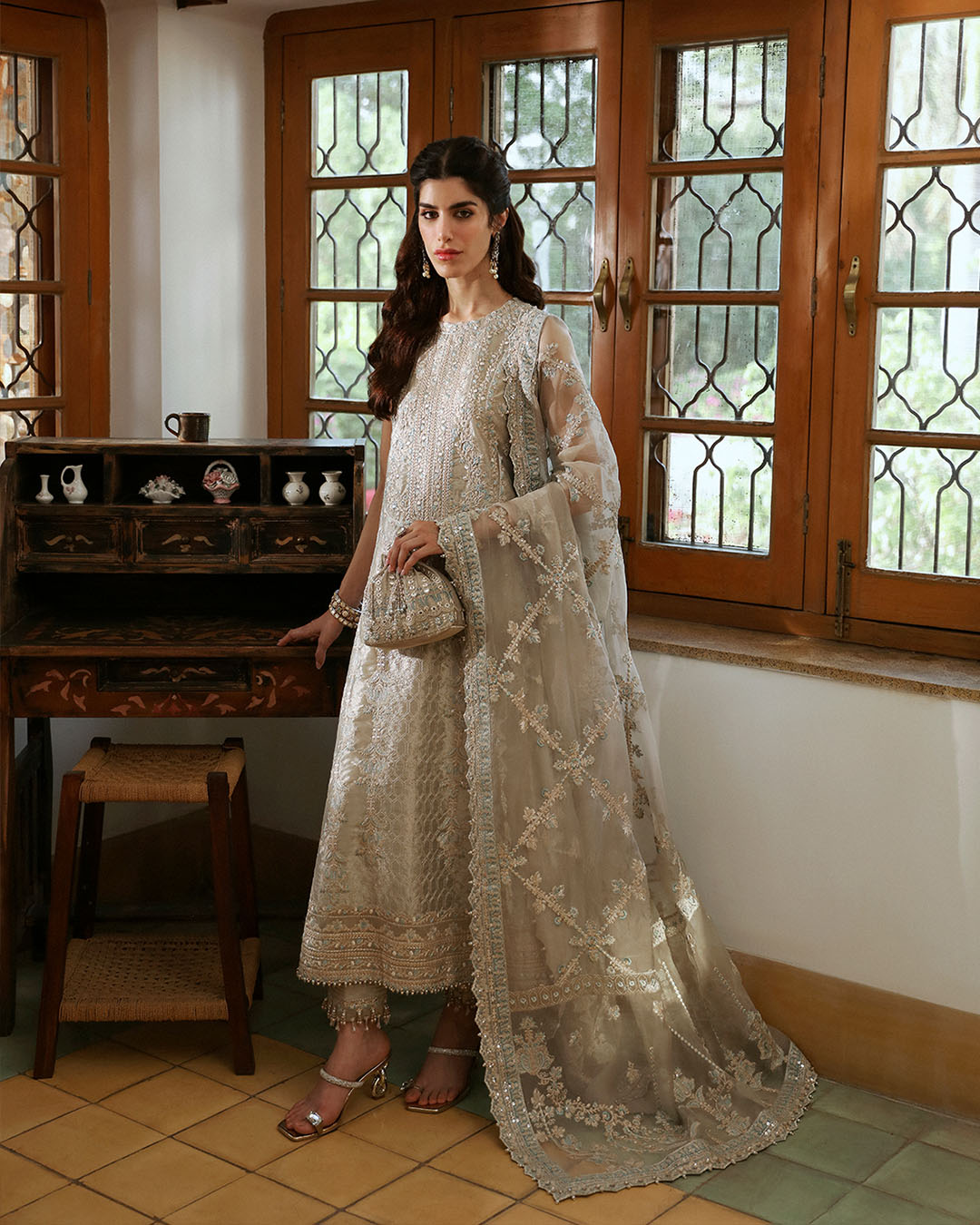 Faiza Saqlain | Mehermah Luxe Formals | Damaris -  Faiza Saqlain Formal - Original Designer Dress - House of Maryam
