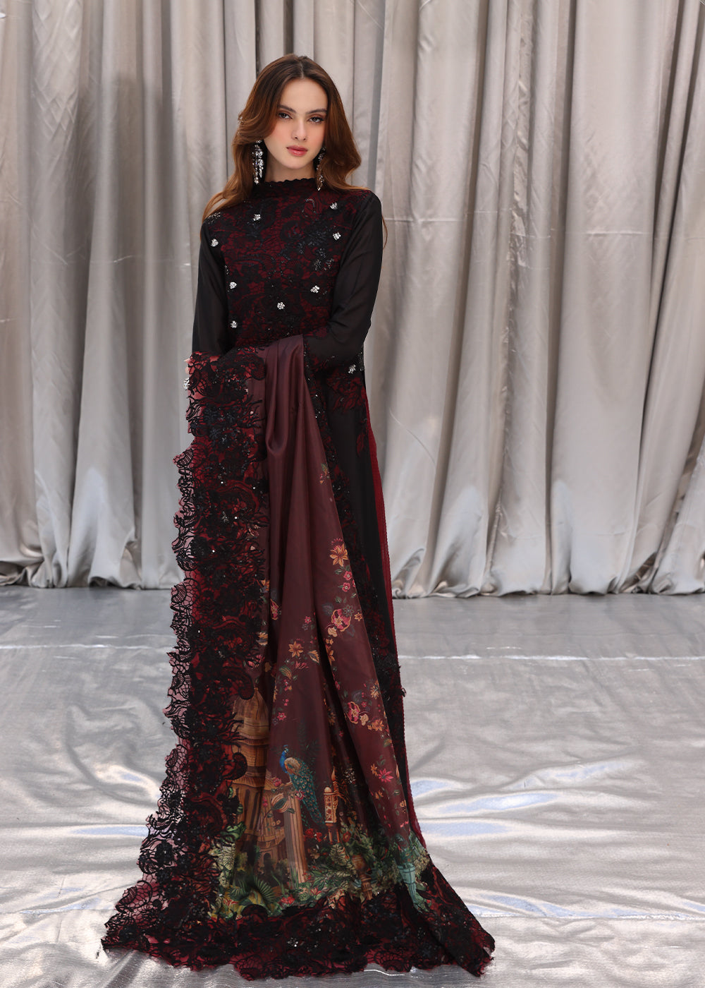 Musferah Saad | Moonlit Glam | Crimson Noir, image 4