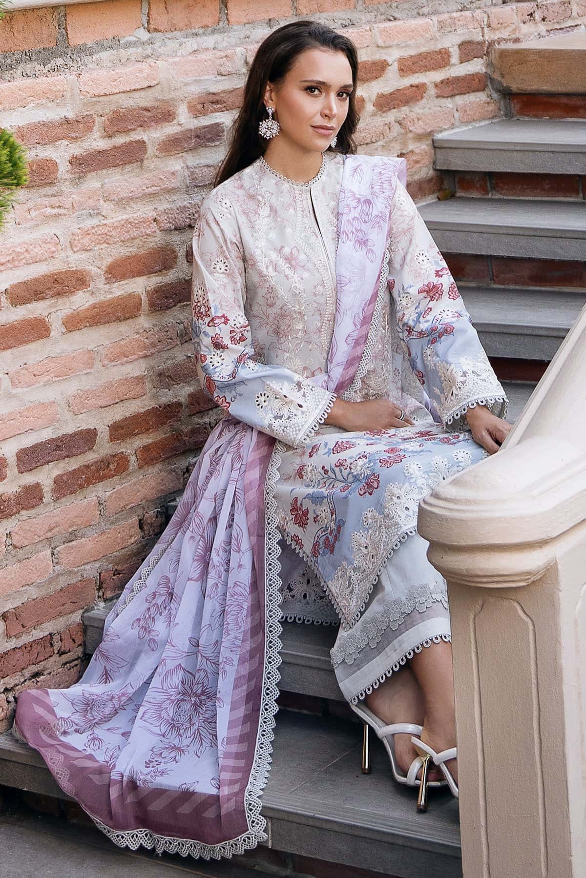 Afrozeh | Damask The Holiday Edit 25 | Opaline B -  Afrozeh Ladies Clothes - Original Designer Dress - House of Maryam