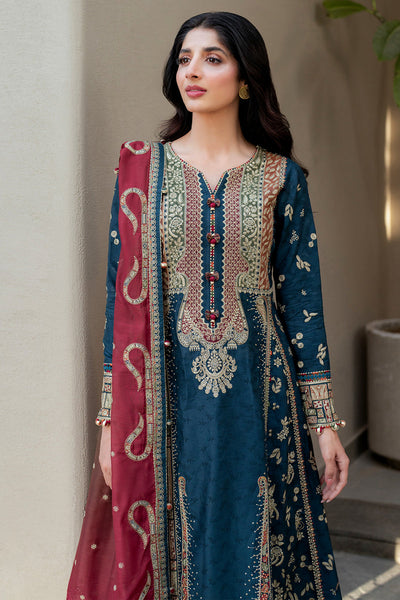 Jazmin | Shahkaar Luxury Lawn 25 | SL25-D3 -  Jazmin Ladies Clothes - Original Designer Dress - House of Maryam