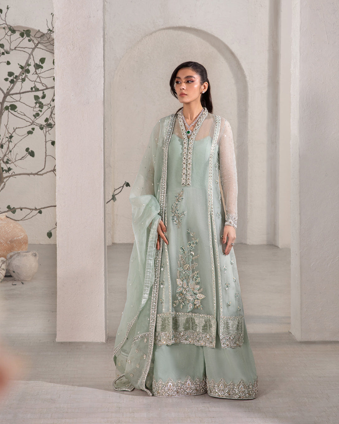Faiza Saqlain | Lenora Luxury Pret | Marvela -  Faiza Saqlain Formal - Original Designer Dress - House of Maryam