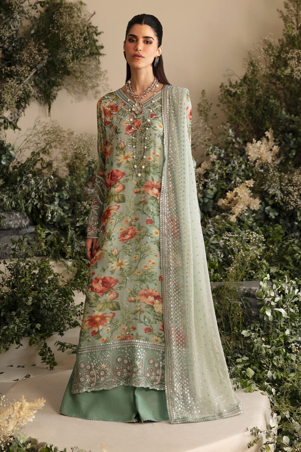 Nureh | Amaya Formals | AM-02 by Designer Nureh - House of Maryam - Pakistani Designer Ethnic Wear in {{ shop.shopifyCountryName }}