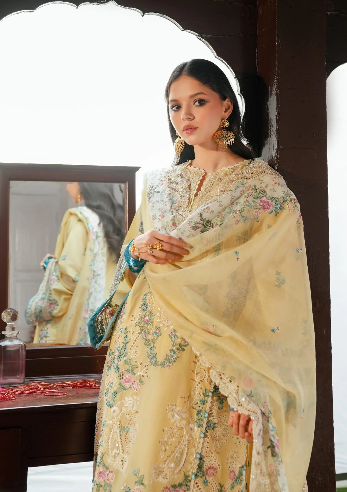 Kahf Premium | Ek Fasana Luxury Lawn 26 | KLB-2B MUSKAAN, image 3