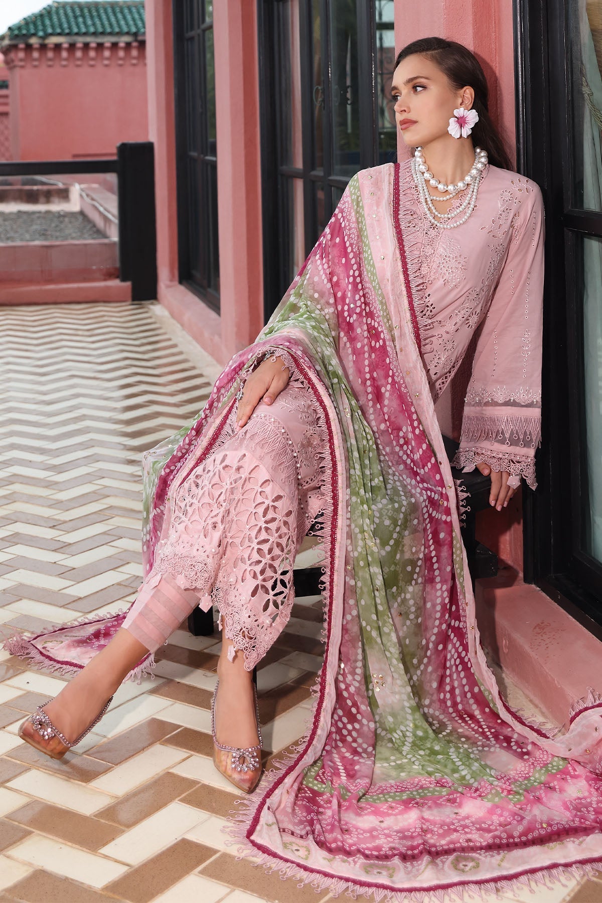 Nureh | Bazaar Lawn 25 | NE-106 -  Nureh Ladies Clothes - Original Designer Dress - House of Maryam
