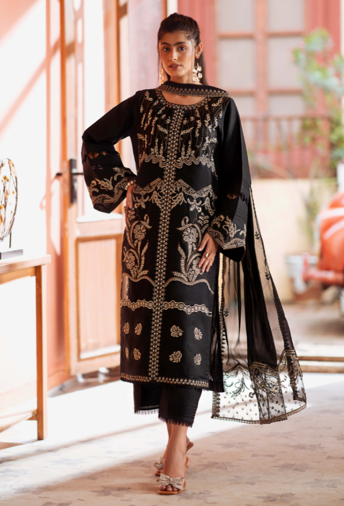 Humdum | Lala Rukh Lawn | Lalarukh - D03 -  Humdum Ladies Clothes - Original Designer Dress - House of Maryam