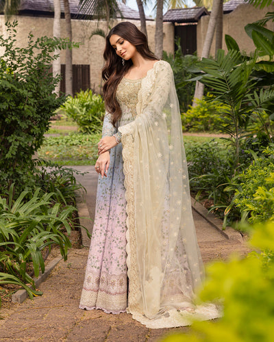 Faiza Saqlain | Zinnia Lawn 25 | Freesia -  Faiza Saqlain Ladies Clothes - Original Designer Dress - House of Maryam