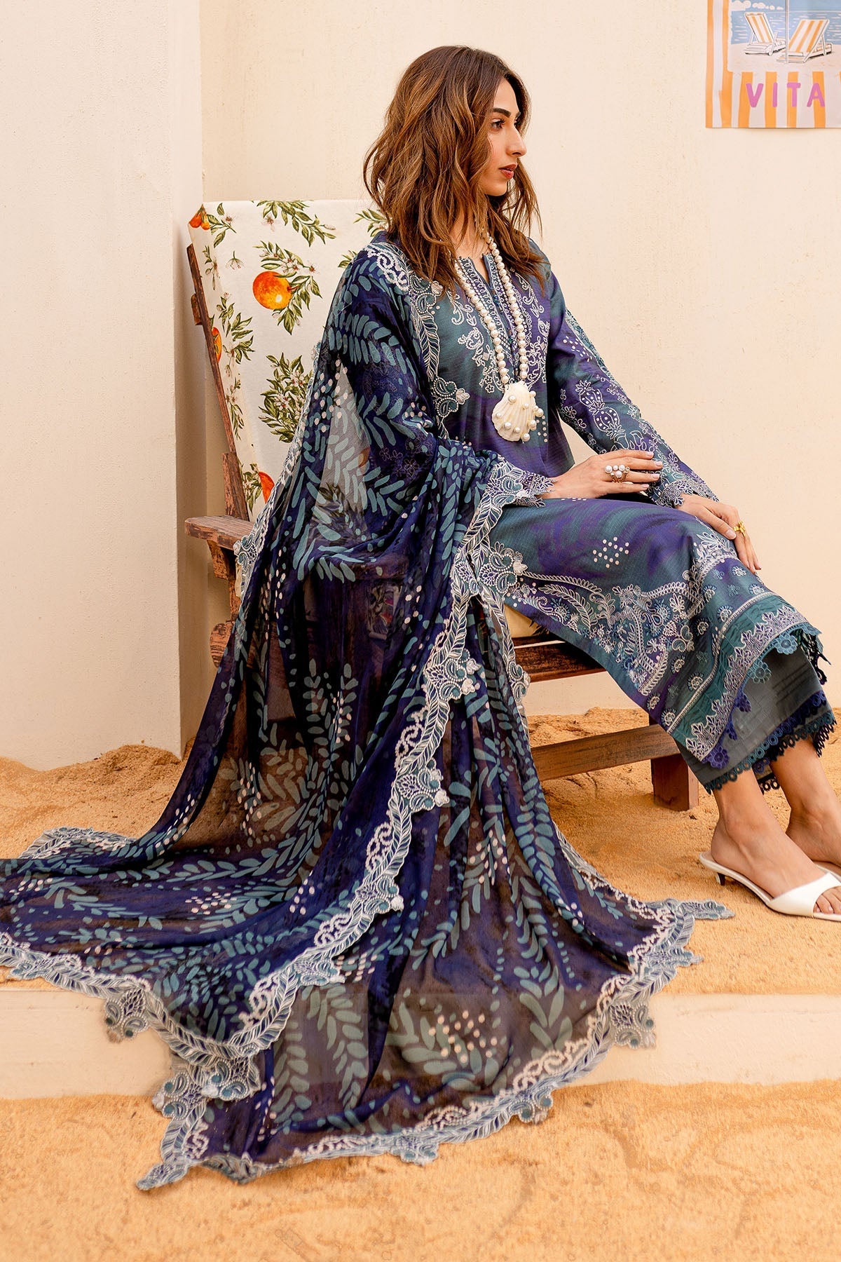 Nureh | Gardenia Lawn 25 | NSG-186 -  Nureh Ladies Clothes - Original Designer Dress - House of Maryam