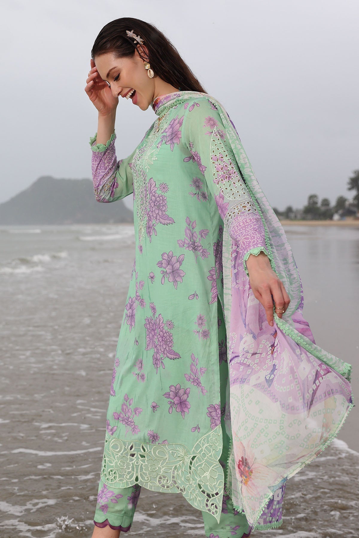Nureh | Gardenia Embroidered Lawn 25 | NSG-174 -  Nureh Ladies Clothes -  House of Maryam